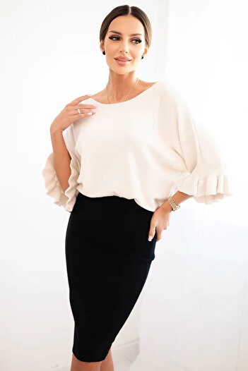 UniqueStore.ro Black elastic knit skirt