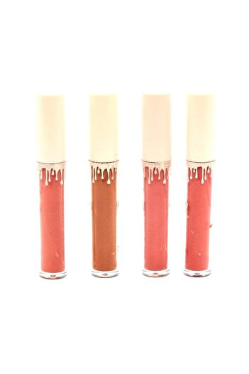 de Set of 4 Matte Liquid Lipsticks, Transfer Resistant