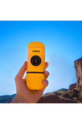 Wacaco Portable espresso machine Nanopresso Yellow Patrol,18bar,80ml,Ground,No charge&battery,Yellow