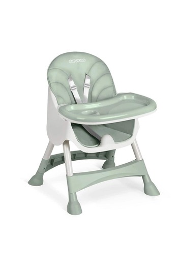 Ricokids Baby dining chair, 3in1, 5-point safety belt, non-slip feet, removable tray...