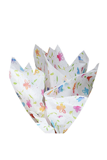 Papette Set of 50 pieces FLORAL tissue paper Model 13