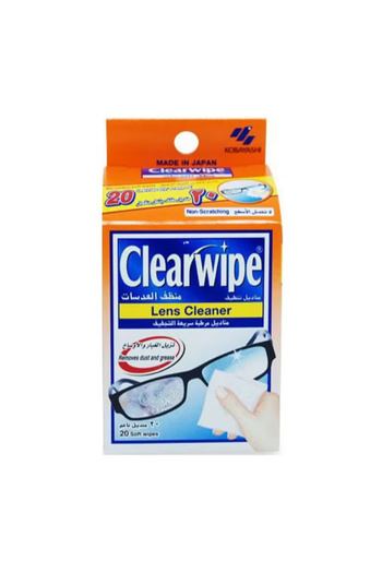 Clear Wipe Lens Cleaner 20S