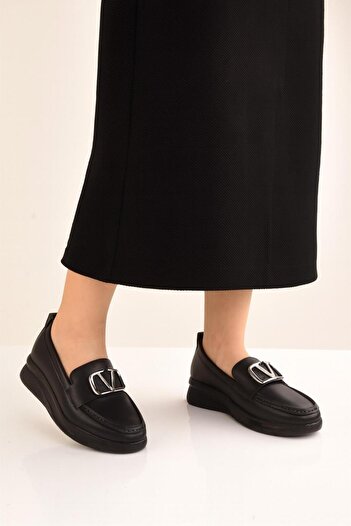 MODAONN Buckle Detail Women's Loafer