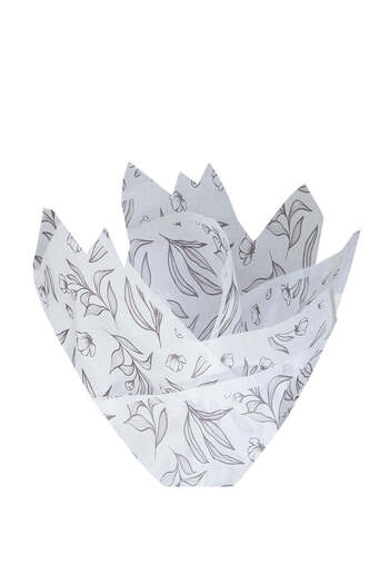 Papette Set of 50 pieces FLORAL tissue paper Model 16