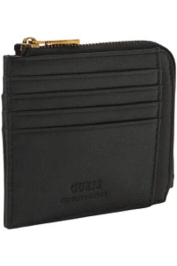 Guess ecological leather card case black SCALA SLG - male