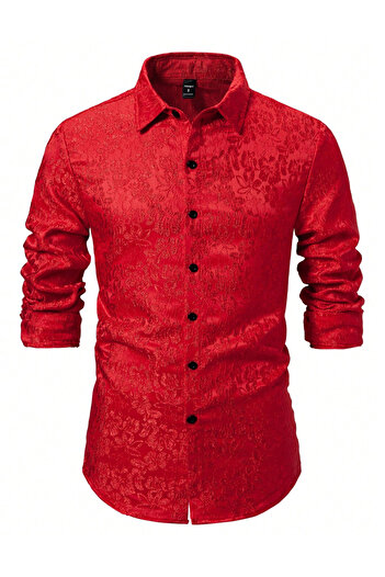 SHEIN MANFINITY shirt by Shein, red
