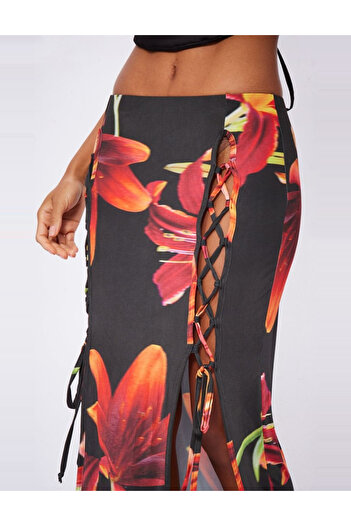 Pretty Little Thing PRETTYLITTLETHING maxi skirt, mixed colors