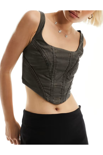 Stradivarius Stradivarius top, grey