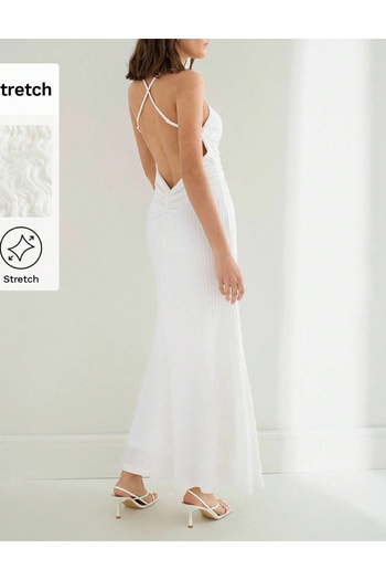 SHEIN Shein maxi dress, cream