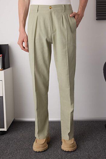 Trendyol Collection Чоловічі штани відкритого кольору TMNAW26PL00003