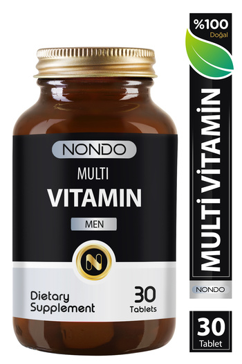 Nondo Panax Ginseng Saw Palmetto Vitamin Complex - Multivitamin Male 30 Tablets