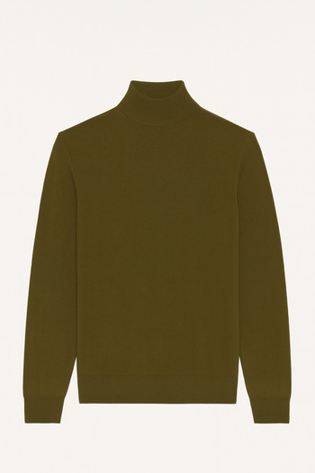 Redline Aristo Standard Fit Half Turtleneck Sweater Khaki