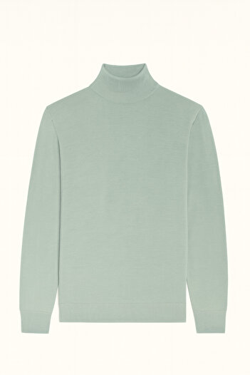 Redline Aristo Standard Fit Half Turtleneck Sweater Mint