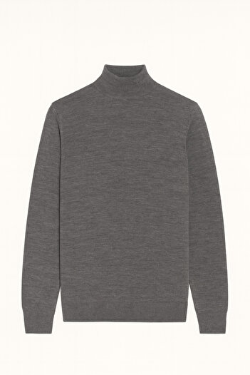 Redline Aristo Standard Fit Half Turtleneck Sweater Anthracite