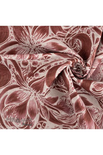 PİRAMİT Natural Patterned Scarf