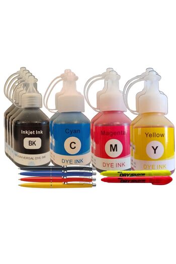 SPEED Brother Compatible Ink Cartridge Set 4xBTD60BK Black 2xBT5000C Cyan 2xBT5000M Magenta 2xBT5