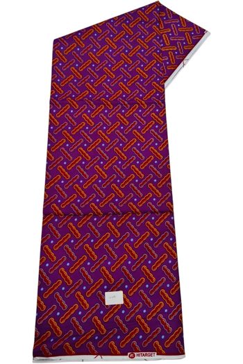 Generic African Print Wax Fabric Ankara Print Fabric 4 Yards 100% Cotton Beautiful Design