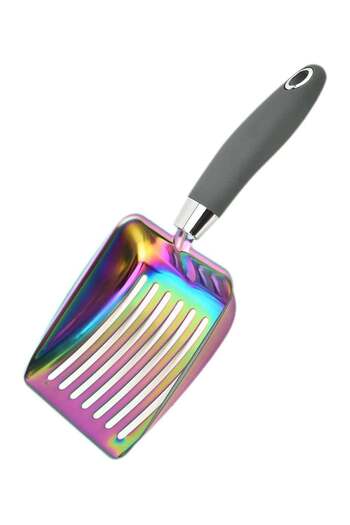 Golden cat Cat Litter Scoop, Sifting Kitten Waste Lifter for Kitty Rabbits Pets Supplies, Multi Color