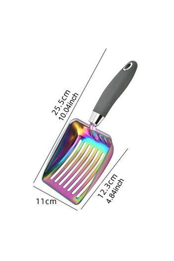 Golden cat Cat Litter Scoop, Sifting Kitten Waste Lifter for Kitty Rabbits Pets Supplies, Multi Color