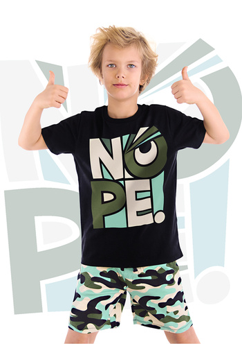 MSHB&G Nope Boy's Summer T-Shirt Shorts Set
