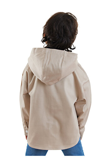 Denokids Dino Oversize Gabardine Boy's Shirt Jacket
