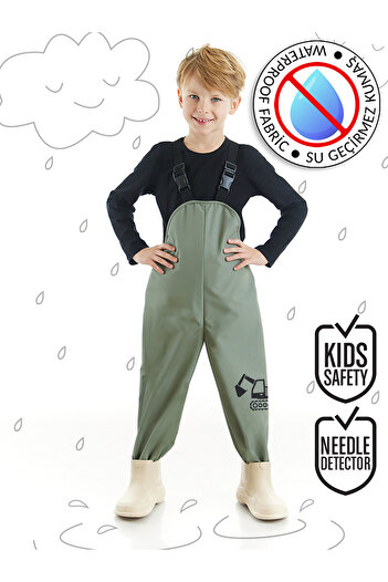 Denokids Kepçe Boy's Waterproof Rainsuit