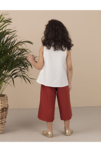 MSHB&G Girl's Besuto Summer Blouse, Capri and Pants Set