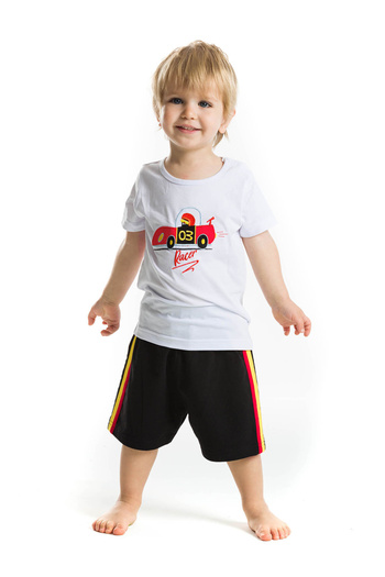 Denokids Racer 03 Baby Boy T-shirt Shorts Set