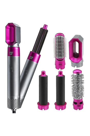 BEAUTYWAY Hair brush and dryer, 5 in 1, multifunctional, curling, curling, straightening, ceramic, 210 C