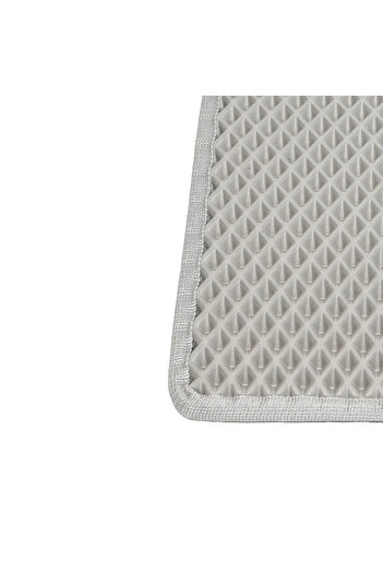 EvaCat 75x55 Cm Açık Gri Kedi Tuvaleti Kumu Paspası Kedi Matı Tuvalet Dahil Değildir
