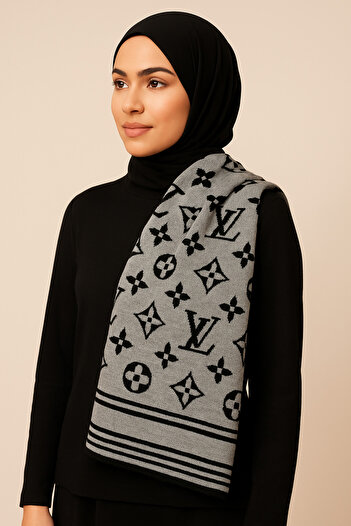 Onur Etol - New Collection Wide Shoulder Neckerchief Winter Thick Product Double-Sided Woven Fabric Legend Store