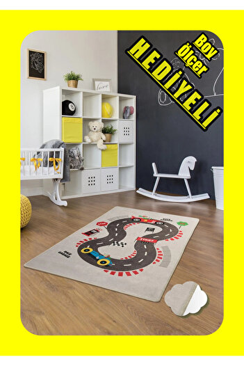 Dolce %100DJT YUMUŞAK HALI KİDS RUG ÇOCUK HALISI ÇOCUK ODASI HALISI ANAOKULU HALISI KREŞ HALISI ARABA YOLU