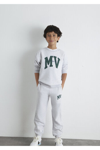 Mavi Mv Printed Gray Sweatshirt 6S10054-88467