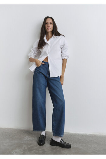 Mavi Leila Real Blue Indigo Blue Jean Παντελόνι 1010600-90997