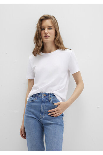 Mavi White Basic T-Shirt Slim Fit / Slim Fit 1613406-620