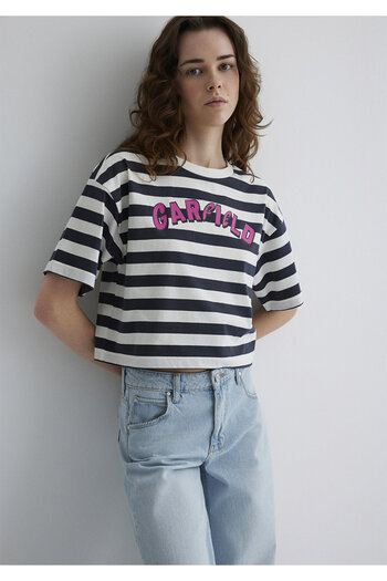 Mavi Garfield Printed Gray T-Shirt Regular Fit 1613366 -85308