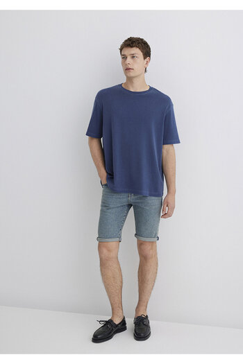 Mavi Tim Street Shaded Indigo Blue Jean Shorts 0428489645