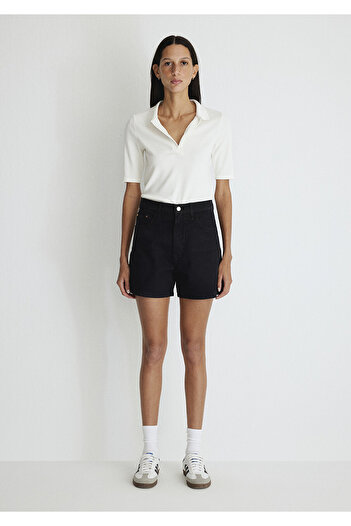 Mavi Verna 90S Black Jean Shorts 1410059 -87084