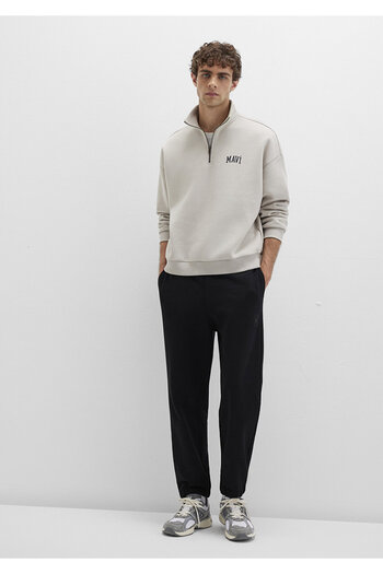 Mavi Patch Logo Black Basic Tracksuit 0010409 -900
