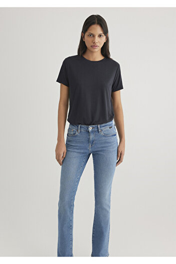 Mavi Lux Touch Tencel Tm Black Modal T-Shirt Regular Fit 1612693-900
