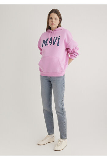 Mavi Rosa Sweatshirt mit Kapuze und Logo-Print1600361-71038