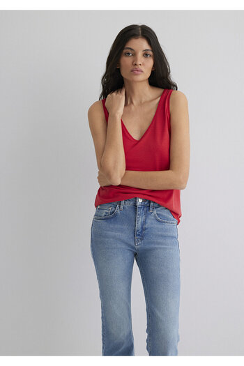 Mavi Lux Touch Tencel Tm Red Modal Tank Top Slim Fit / Slim Fit 1610423-70467