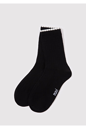 Mavi Black Socket Socks 1912405 -900