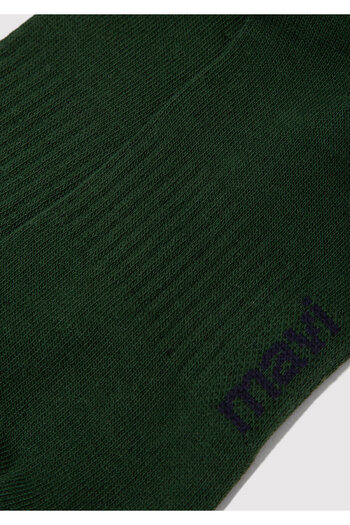 Mavi Logo Printed Green Socks 0911160 -87831