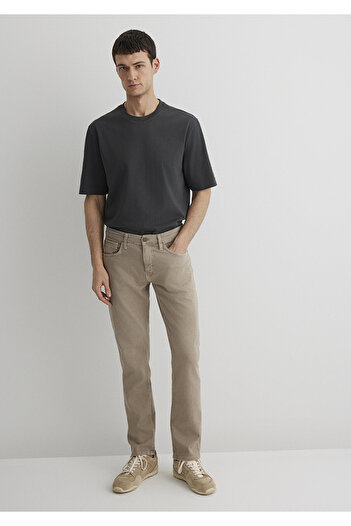 Mavi Marcus Beige Comfort Gabardine Trousers 0035186566