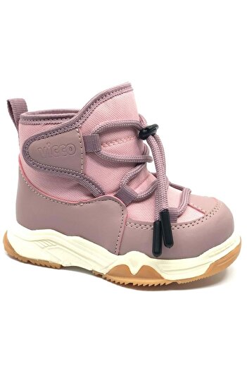 Vicco Bull Phylon Rubber Sole Orthopedic Children's Snow Boots Pudra