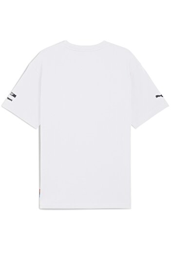 Puma 632912 BMW MMS Graphic Tee Mono T-Shirt Ανδρικό μπλουζάκι ΛΕΥΚΟ