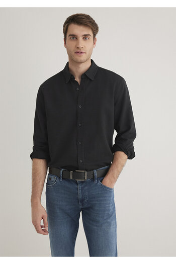 Mavi Black Shirt Fitted / Close-fitting Cut 020579-900