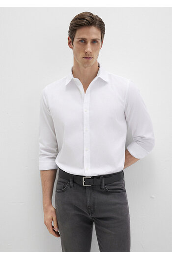 Mavi White Shirt Slim Fit / Tight Cut 8810217-620