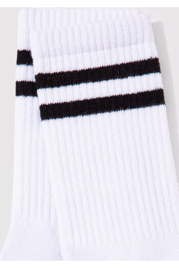 Mavi White Sock Socks with Stripe Detail 198200 -620